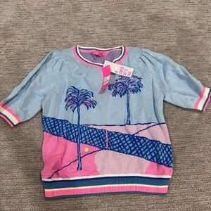 Lilly Pulitzer Perfect Match Palm Tree Sweater
